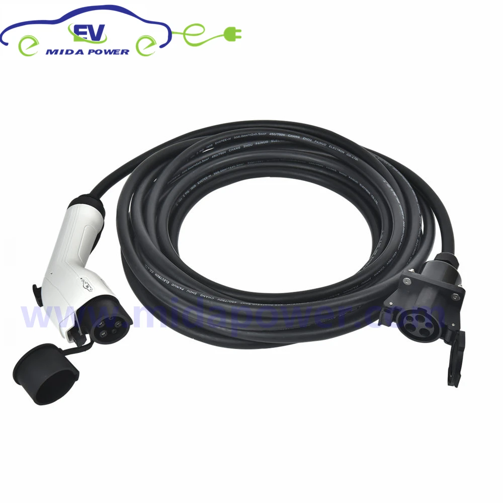 Адаптер DUOSIDA EV 10 метров 32 Ампер EVSE SAE J1772 тип 1 EV разъем зарядного устройства для 1 EV разъем для зарядки электромобиля