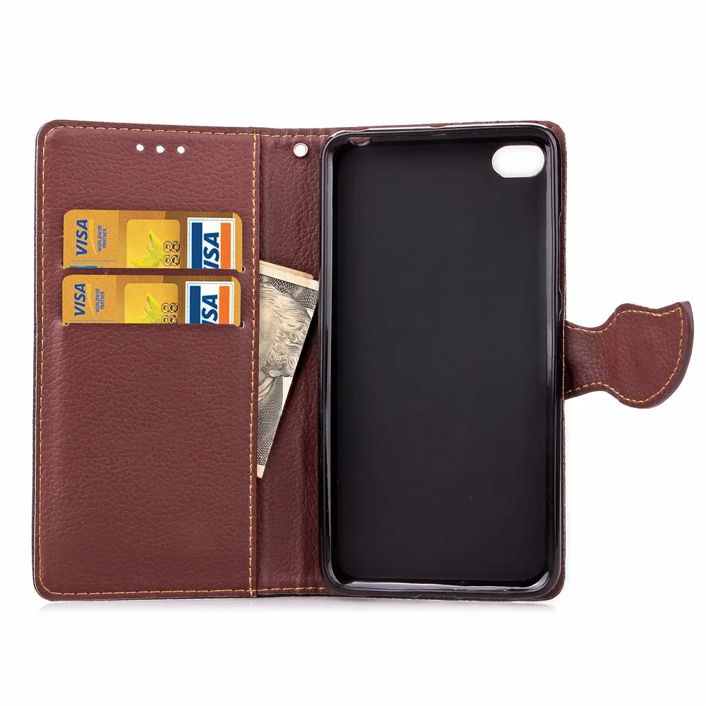 Fcoque кожаный чехол для телефона Lenovo S90 ультра тонкий кошелек Флип держатель карты