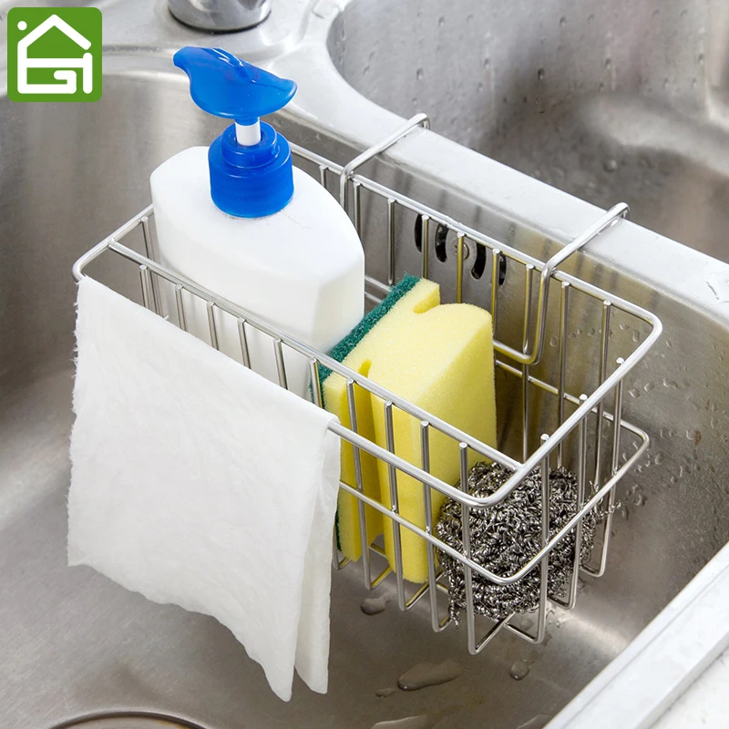 Нержавеющая сталь корзина мыло губка раковина держатель для ванной комнаты с
