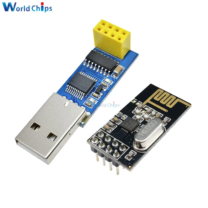 CH340T USB в последовательный порт адаптер плата + Коммуникационный контроль NRF24L01 2 4