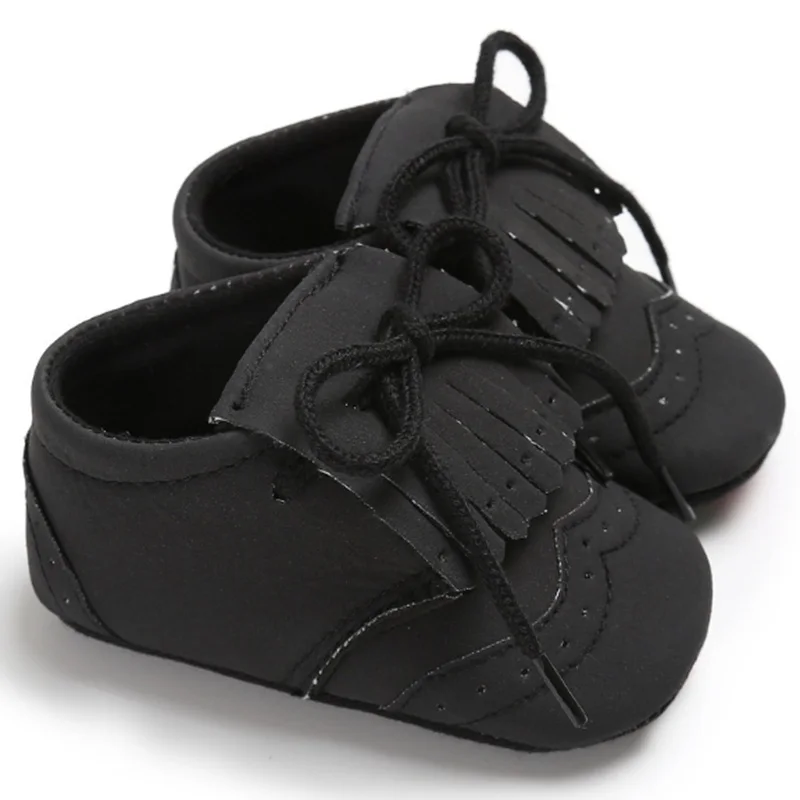 Новинка 2017 года с кисточками для маленьких девочек из искусственной кожи обувь