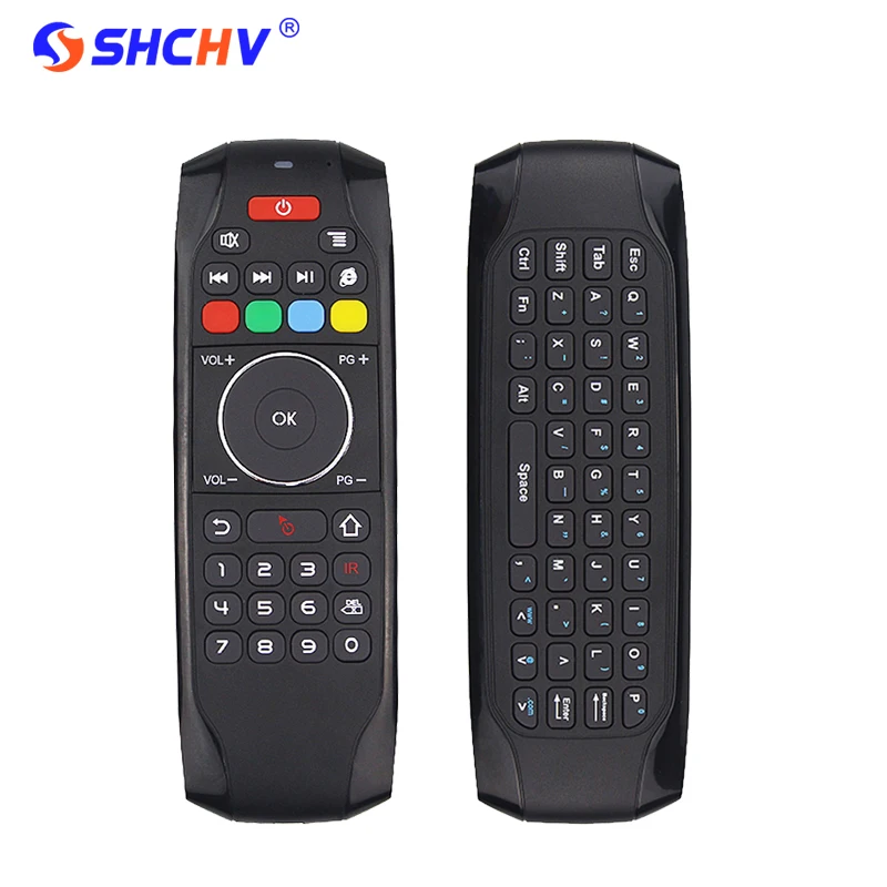 2,4 ГГц Air mouse IR Learning дистанционное управление гироскоп мини клавиатура для Windows Mac OS Android tv Box проектор HTPC ПК планшет