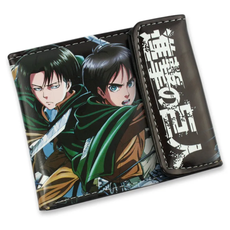 Студенческий мультфильм аниме-кошелек крутой короткий кошелек Sword Art Online/Attack on Titan
