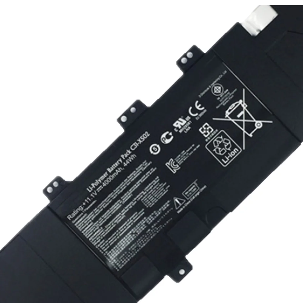 11 1 V 44Wh 4000mAh C21-X502 Original Аккумулятор для ноутбука ASUS X502 X502C Pu500c Pu500ca V500c S500ca 0b200-00320300m |