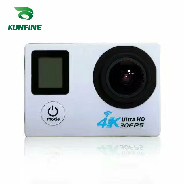 Спортивная видеокамера KUNFINE Ultra HD 4K DV Action с двойным экраном дистанционным