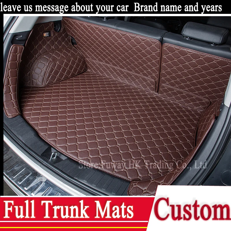 3D коврики с полным багажником на заказ кожаный коврик для Volkswagen VW passat lavida santana