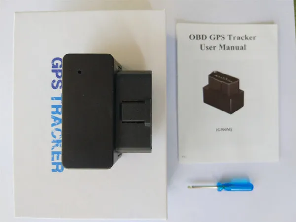 Мини Plug Play OBD gps трекер Автомобильный GSM OBDII OBD2 16 PIN Интерфейс устройство слежения автомобиля gps локатор с программным обеспечением и приложением - Цвет: with box
