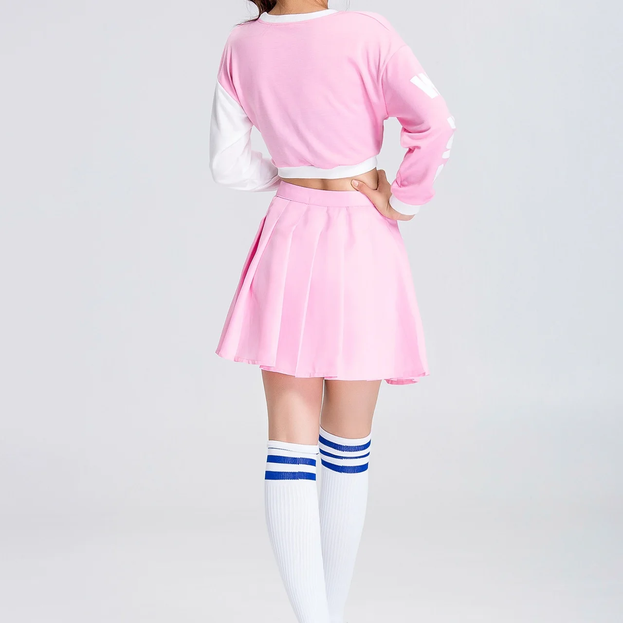 Спортивный костюм Cheerleader для девочек униформа спорта игры в бадминтон футбол