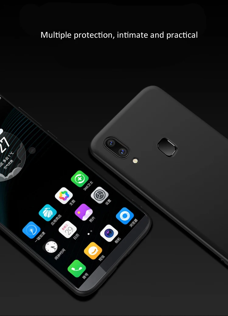 Чехол-накладка Apsudev для vivo Y85 V9 Youth Y83 V7 Plus V5 V5s Y69 | Мобильные телефоны и аксессуары