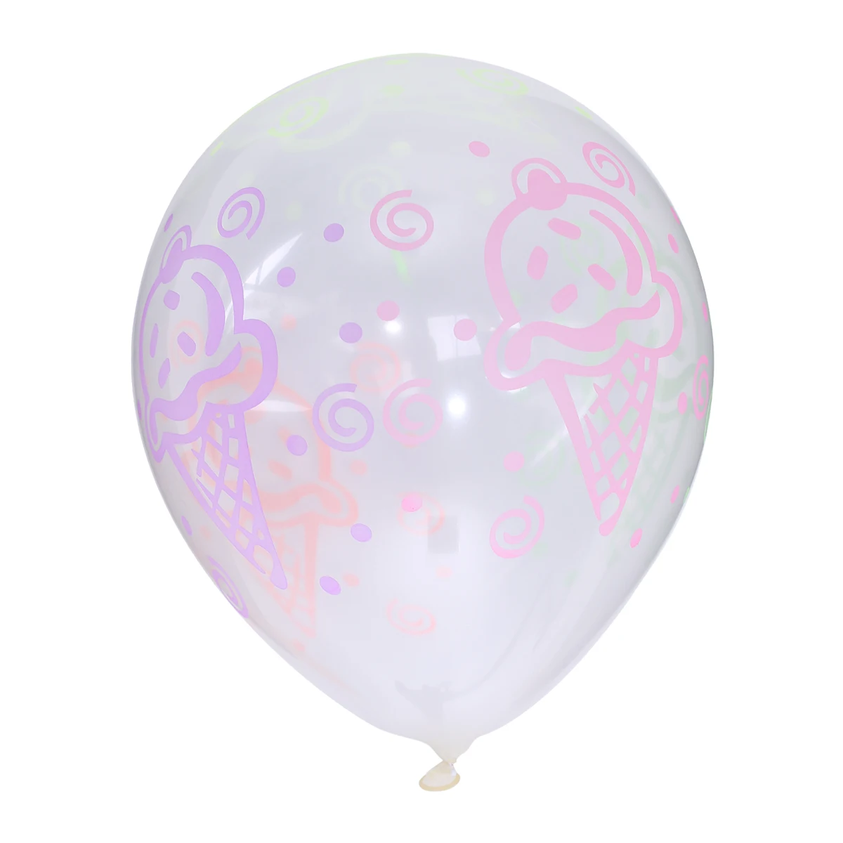 100pcs 12-inch 2.5g Clear Flowers Printed Balloons Assorted Pattern Latex (Mixed Patterns) | Игрушки и хобби