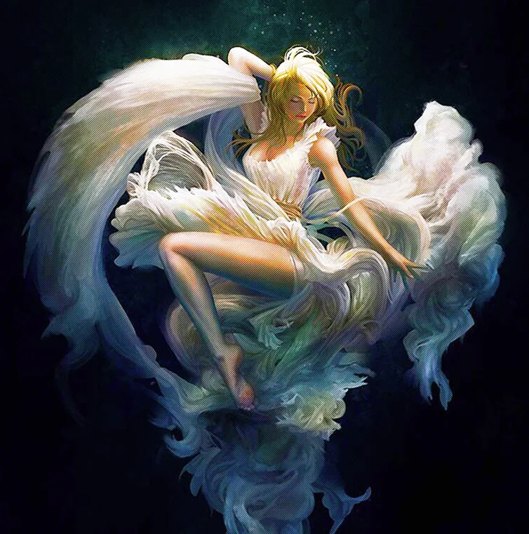 Картина из белых страз CAMMITEVER для девочек картина 5d сделай сам мозаика вышивка