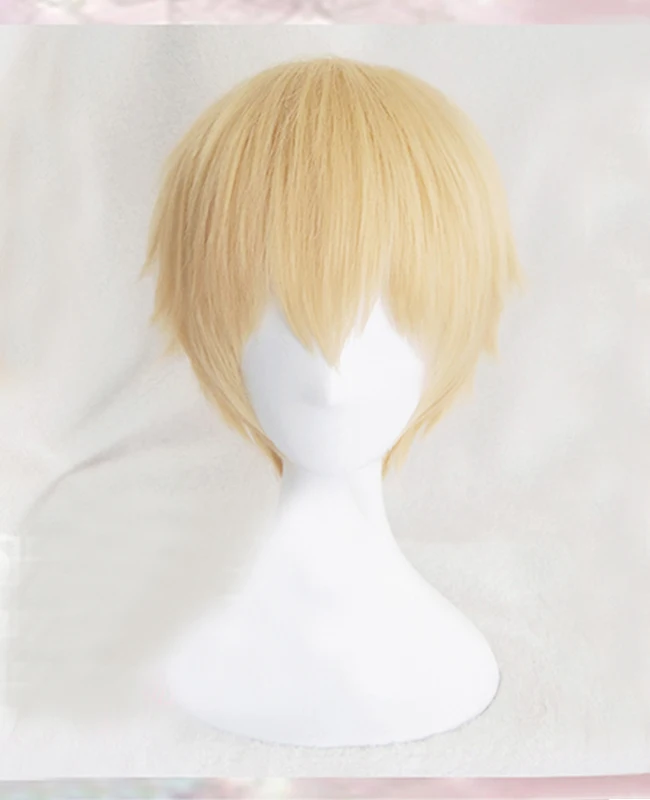 Короткие термостойкие синтетические волосы для косплея Fate/Stay Night Zero Gilgamesh цвет
