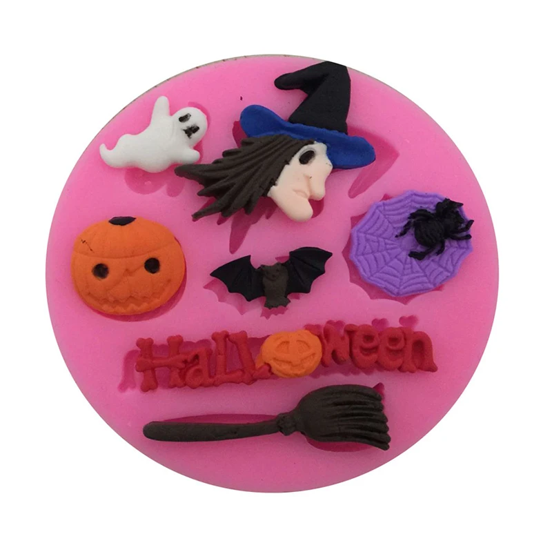 Силиконовые формы на Хэллоуин Silicona в форме черепа Тыква силиконовые Fondant