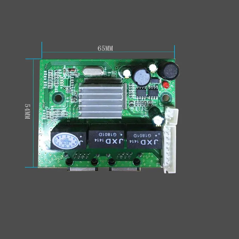 3 портовые гигабитные сетевые коммутаторы новый коммутатор Ethernet 2 портовый RJ45 с 8