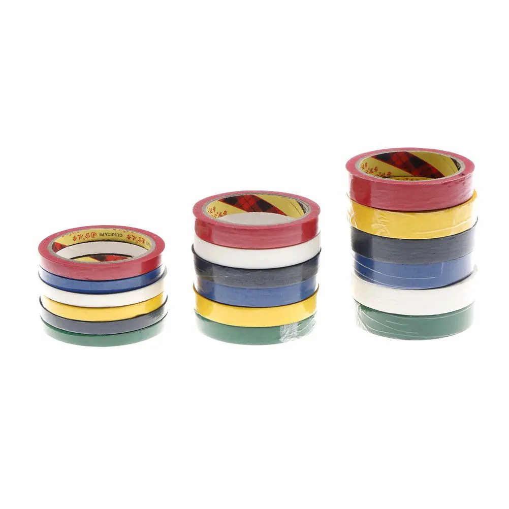 

Colourful Paper Sticky Tape DIY Masking Painting Tape General Purpose Tool Insulation Adhesive Tape Waterproof 10/15/20mm*20m