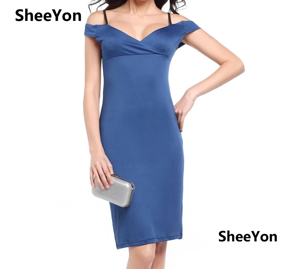 Дамы Лето 2017 г. Новый Женская мода Сексуальная Спагетти ремень платье Оболочка