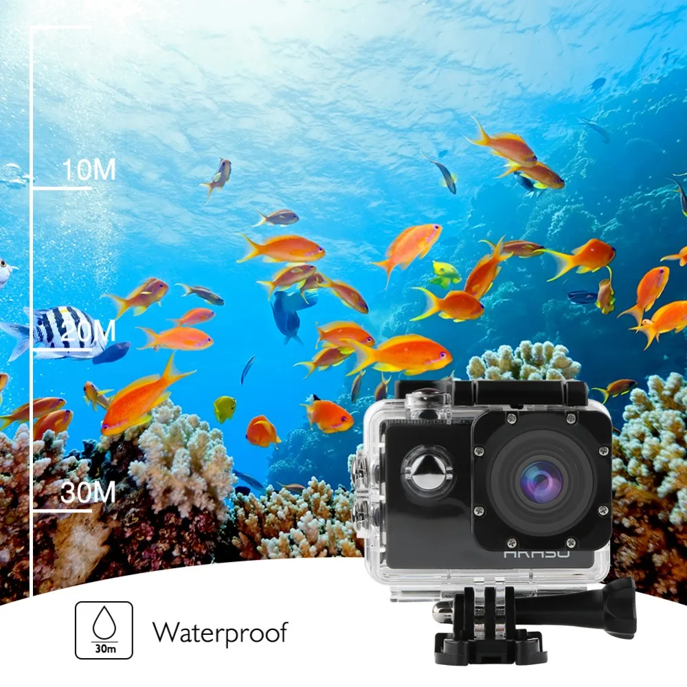 AKASO EK6000 Экшн камера Ultra HD 4 K WiFi 2 0 &quot170D подводный водонепроницаемый шлем Cam