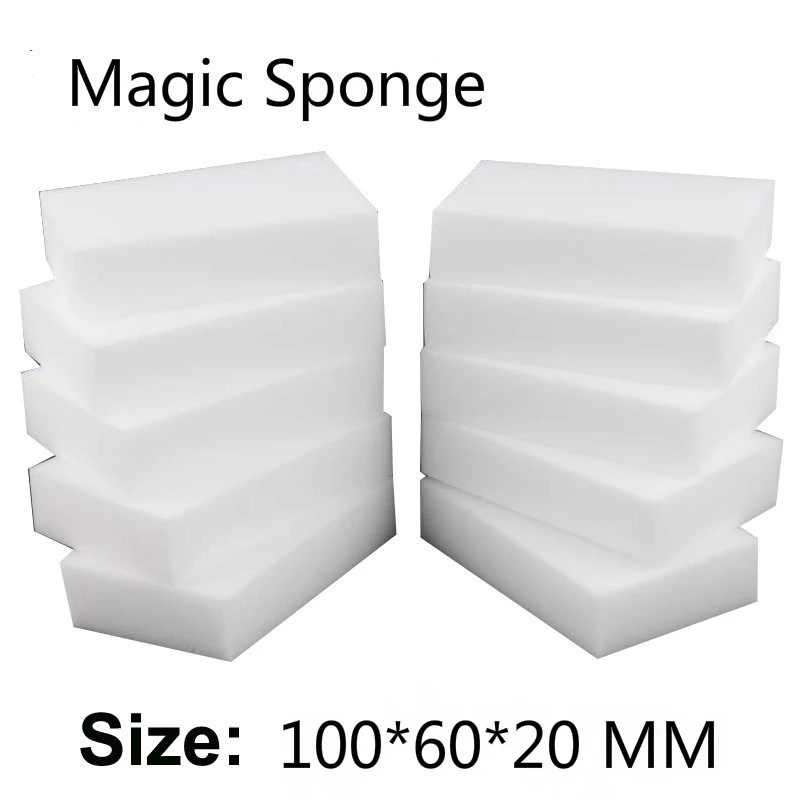 200pcs/lot white magic melamine sponge eraser kitchen cleaning cleaner Nano Magic Sponge Wholesale Supplier | Дом и сад