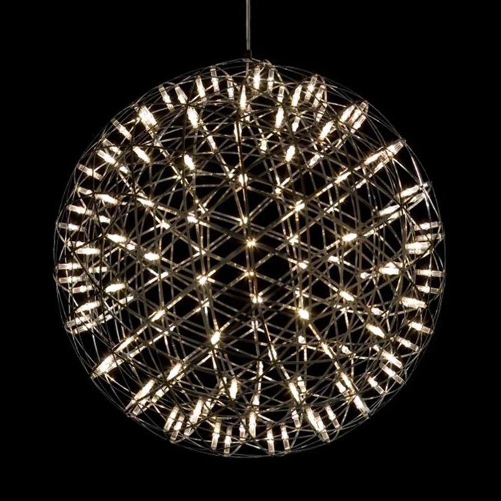 Modern Firework Chandelier Loft Large Ball Hotel Hall Pendant LED Lighting Fixture Hanging Lamps Hanglamp Living Room Luminaire | Освещение