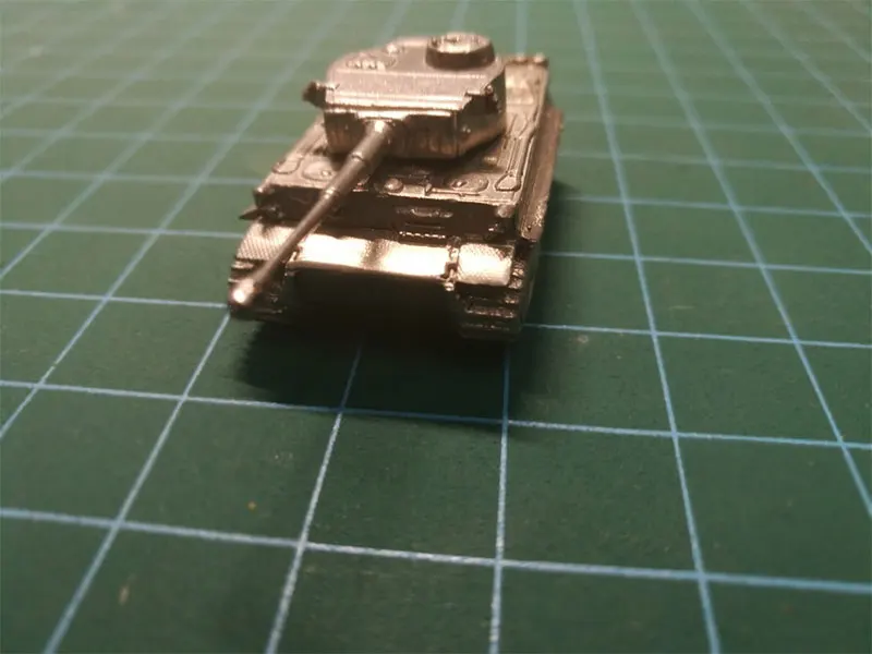 1/144 N масштаб белая медь полностью металлический Немецкий тигр тяжелый панцирный Танк готовая военная модель украшение Подарочная игрушка Коллекция