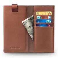 qialino luxury genuine leather wallet pouch cover for huawei p20 pro business style bag with card slots phone case for 6 1 inch