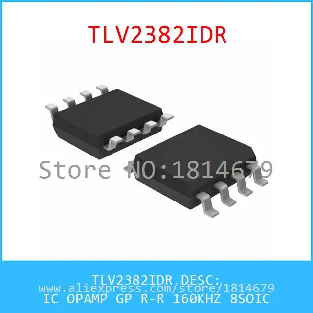 Free Shipping 1PCS/lot TLV2382IDR IC OPAMP GP R-R 160KHZ 8SOIC 2382 TLV2382 |
