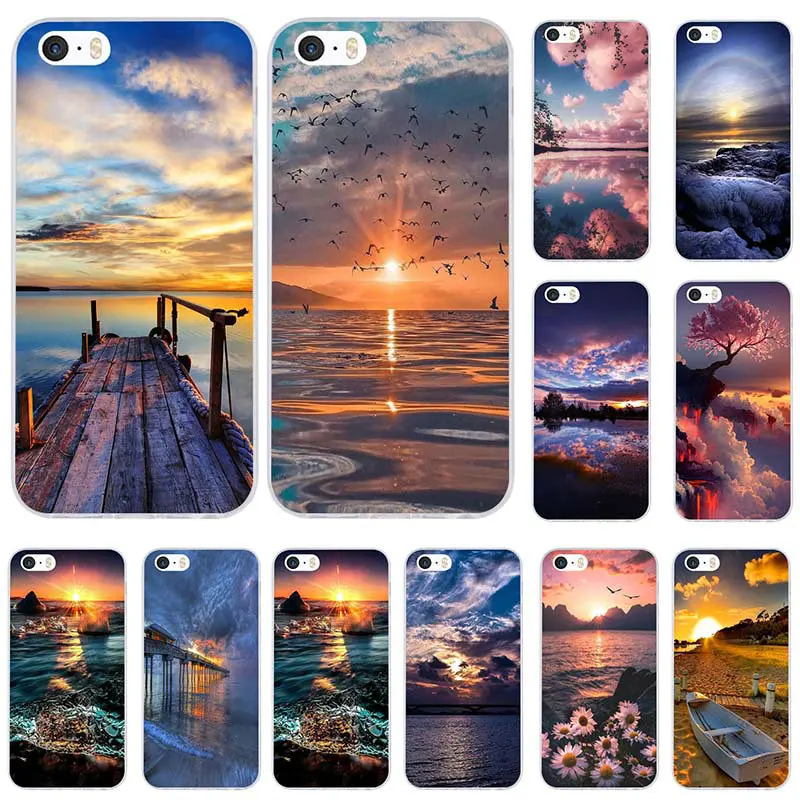 Для iPhone 4 4S 5 5C 5S SE 6 6S 7 8 Plus X XS XR MAX Coque основа сумки мягкие силиконовые чехлы для