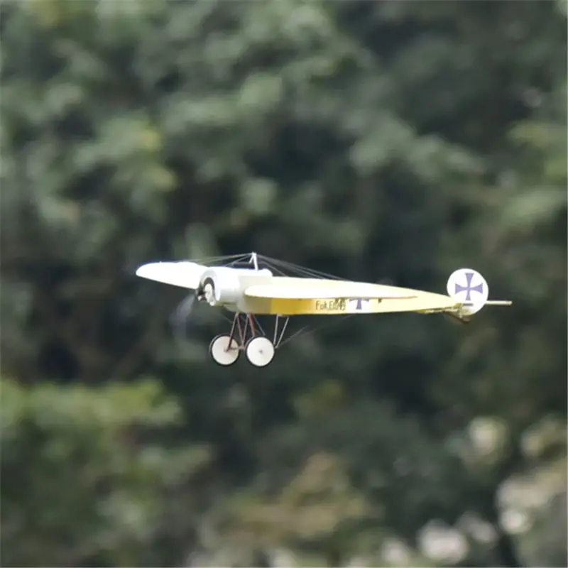 Fokker E3 480 мм размах крыльев Balsa деревянная лазерная резка RC самолет Набор Горячая