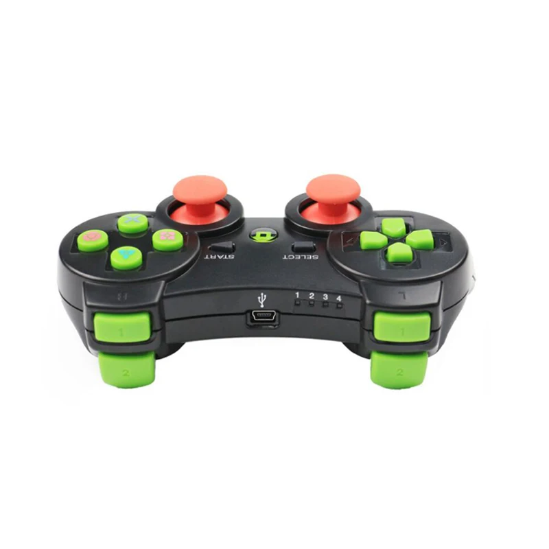 Для PS3 контроллер геймпад беспроводной двойной шок Bluetooth Joy Pad джойстик игровой контроллер для PlayStation 3 с кабелем джойстик