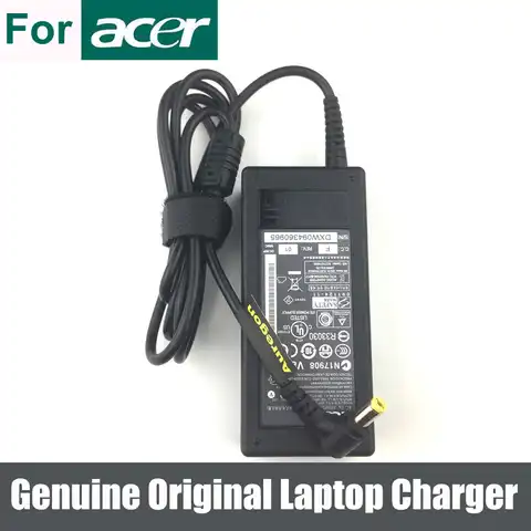 Оригинальное зарядное устройство 65 Вт для Acer Aspire 1680 2000 4530 5538 5570 5720Z 7735 AS5742Z