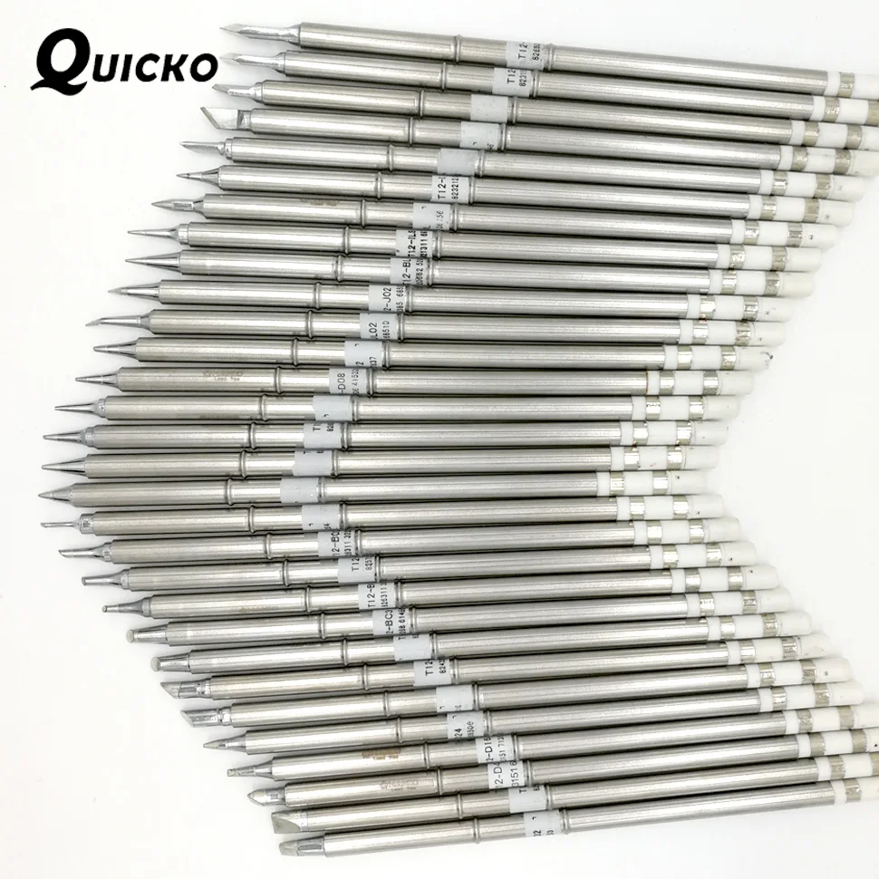 Наконечники для паяльника T12 20 ~ 100 шт. QUICKO OLED контроллера Φ 952 950D сварочная станция