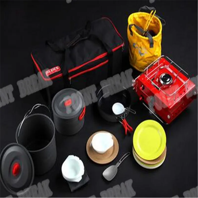 Point Break Плита горшок пакет газовой печи БАК Открытый Альпинизм Кемпинг Пикник Zijia