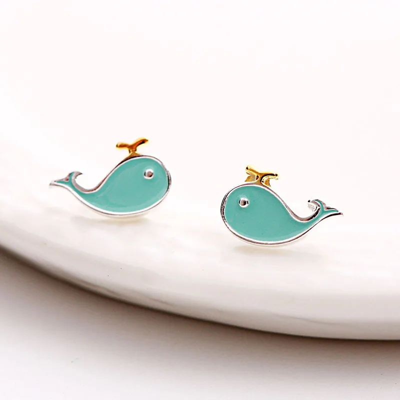 Женские гипоаллергенные серьги гвоздики из серебра 100% пробы|hypoallergenic stud earrings|fashion