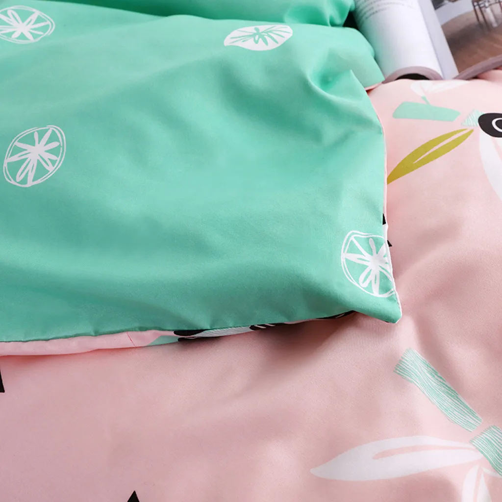 Современный стиль милый Принт панды комплект постельных принадлежностей из