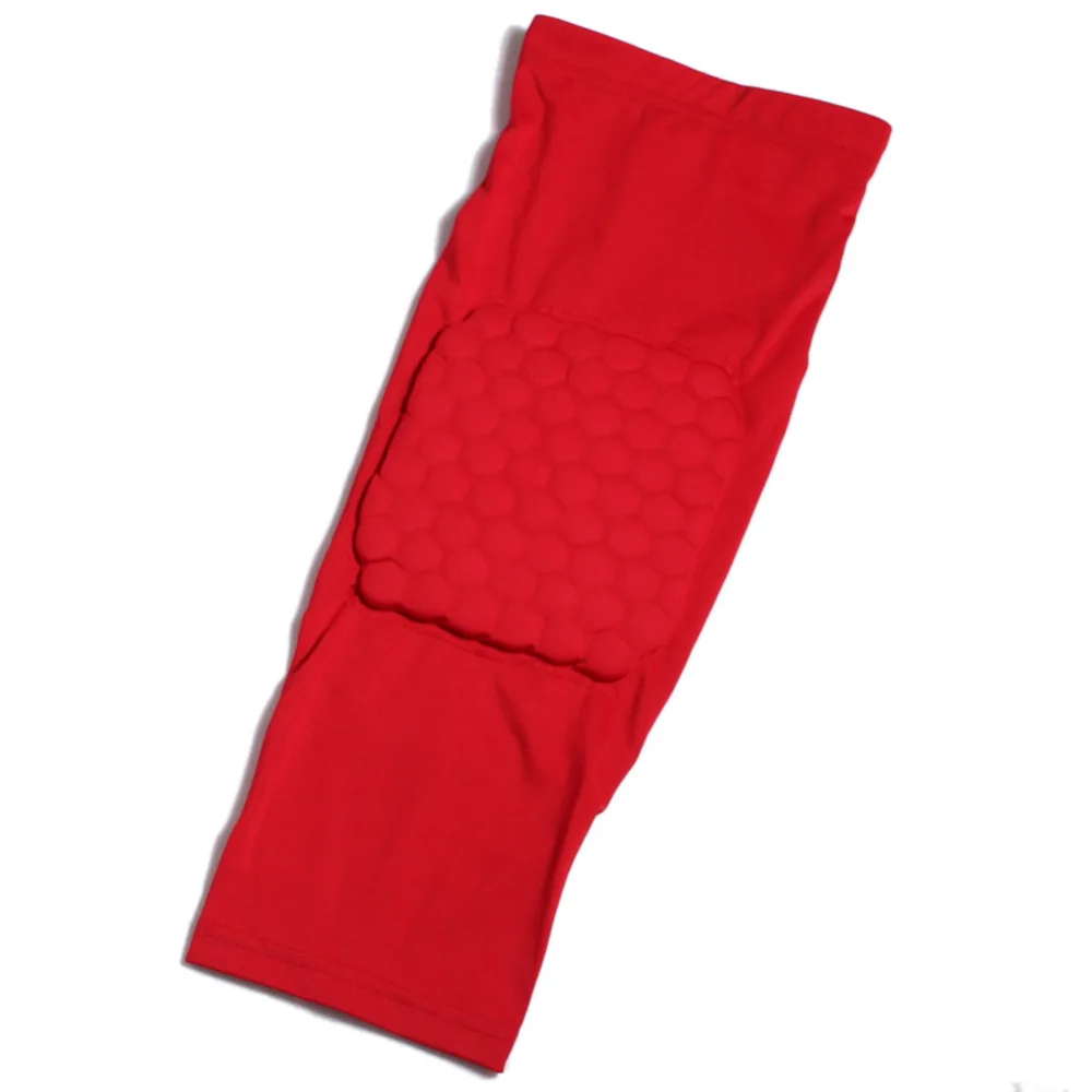 Соты Pad неломающийся антискользящий спорт баскетбольная ног колено с длинным