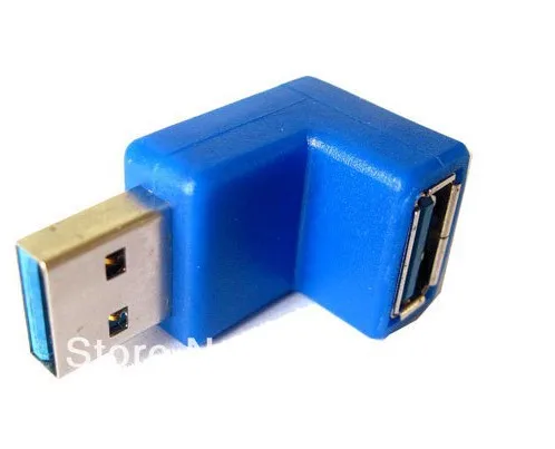 Розница + оптовая продажа 90 градусов вверх правый угол USB 3 0 папа к женскому M/F
