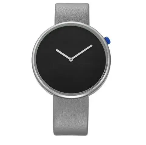 New Arrival Minimalist Style Wild Fashion Watches Men Women Sport Casual Quartz Wristwatch Soft Leather Strap Neutral Watch gift | Наручные