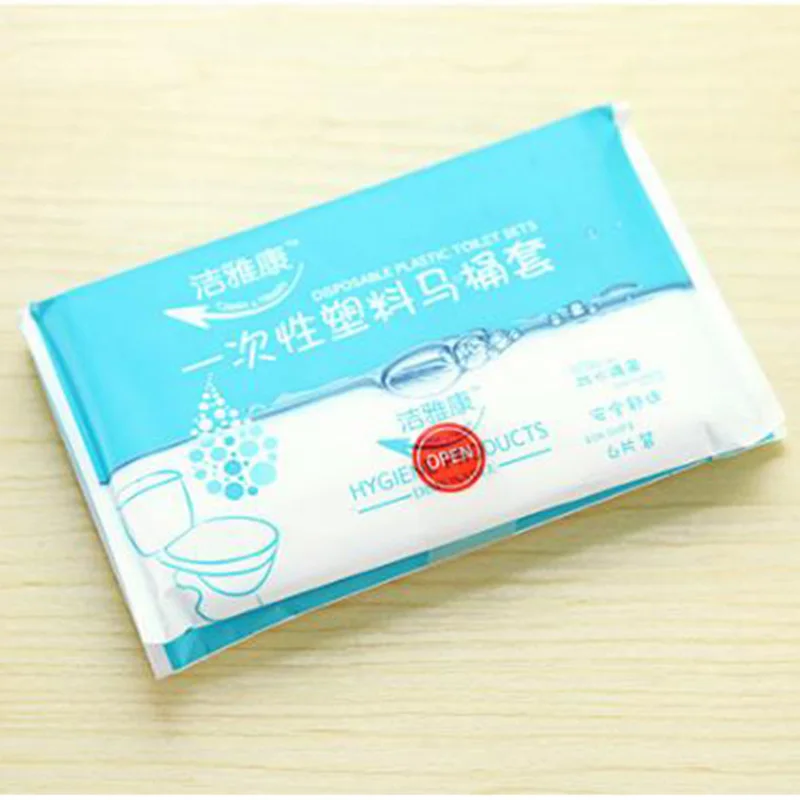 6 шт. водонепроницаемые чехлы для унитаза|Чехлы на сиденья унитаза| |