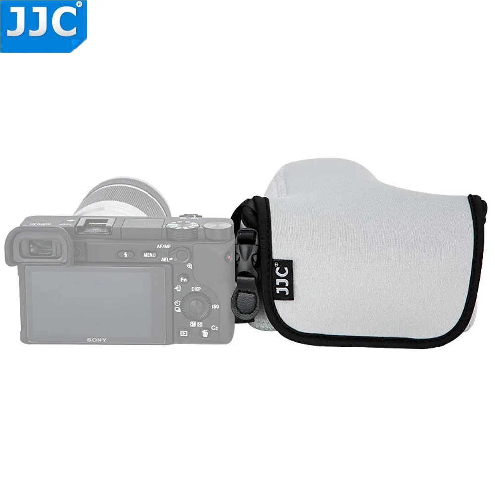 JJC DSLR Камера чехол Мягкая сумка неопреновый чехол для sony A6100 A6600 A6300 Fujifilm X-T10 X-T20 X-T30 Камера+ 55-210 мм объектив