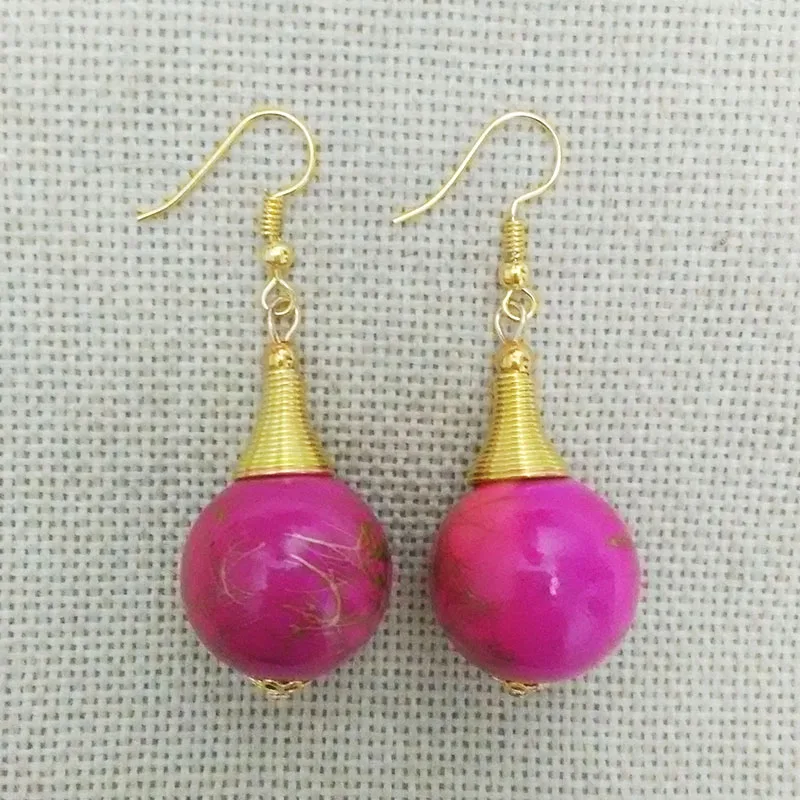 Винтажные Ювелирные изделия серьги-капли воды акриловые бусины шармы