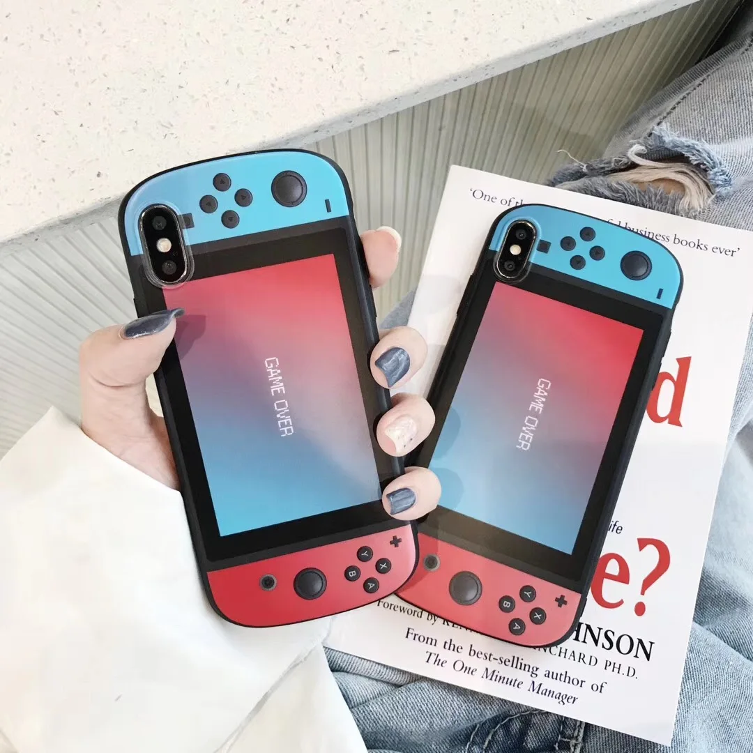 Childhood classic Game machine console Curved silicone cover for iphone 6 s 8 7 plus case X XS MAX XR Coque Fundas |