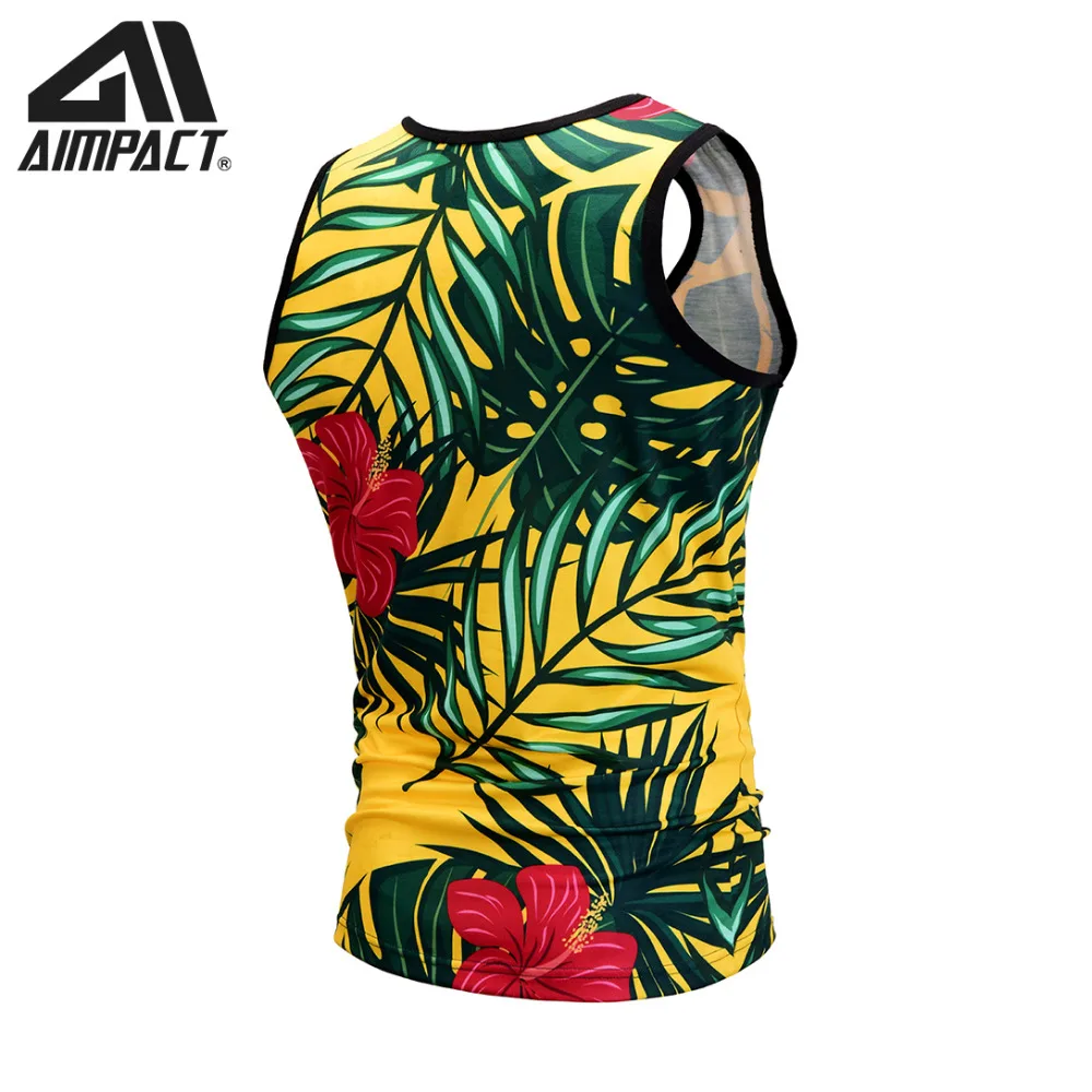 Мужские Пляжные Топы на бретельках с 3D принтом Летние Гавайские рубашки без