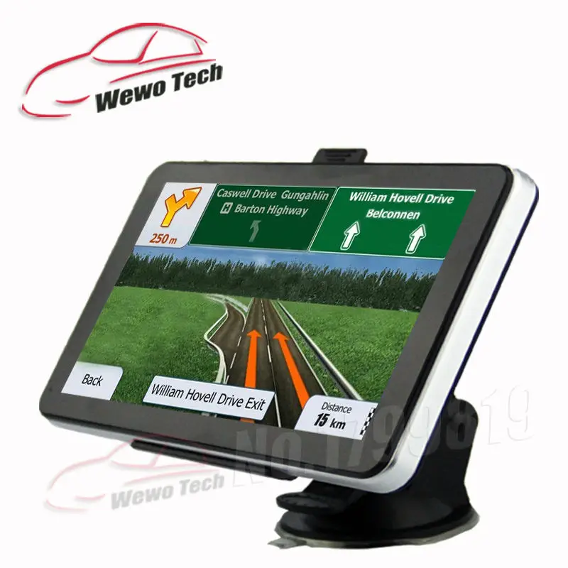 7 дюймов GPS навигации fm 128 МБ 800 мГц WINCE6.0 2015 Карты для Россия Беларусь Казахстан