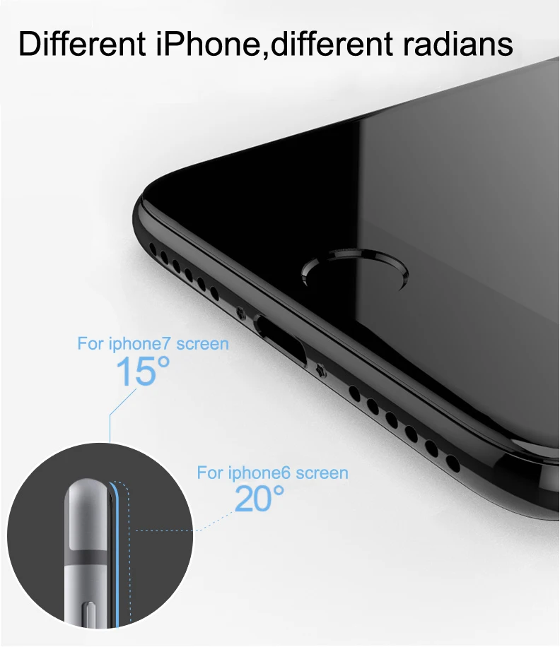 5D полностью проклеенное закаленное стекло для Applie iPhone 6S 7 8 Plus X XR XS Max Защитное стекло для экрана i phone 6 S 6plus