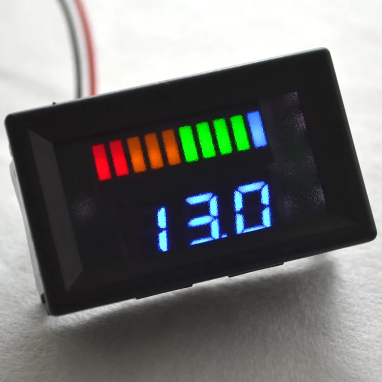 12 В кислотный свинцовый индикатор для аккумулятора емкость цифровой