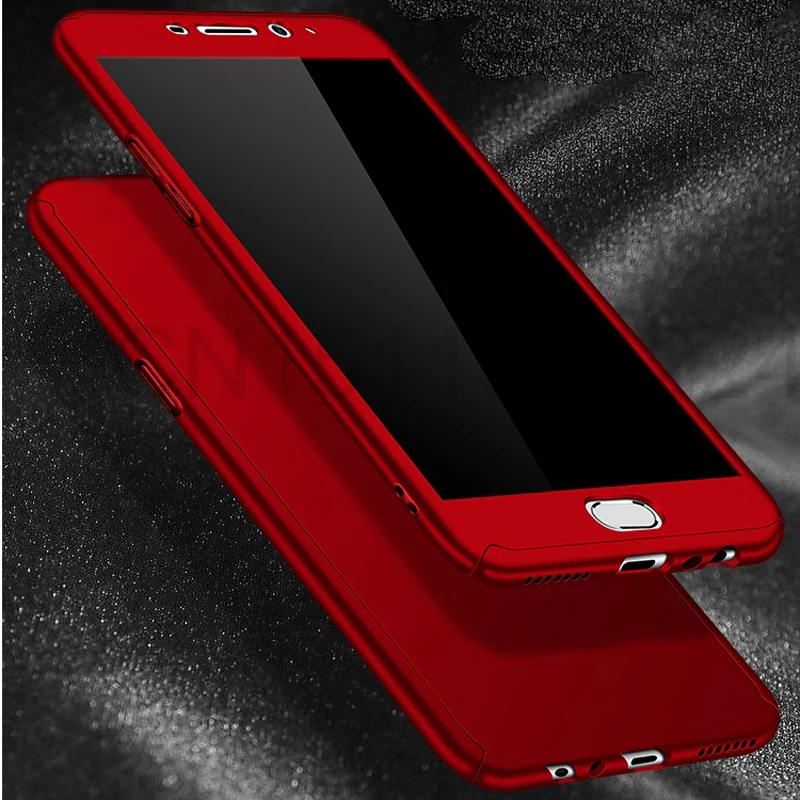 Чехол на 360 градусов для Meizu Pro 7 защитный Жесткий ПК M6 Note M5 M6s чехол + закаленное