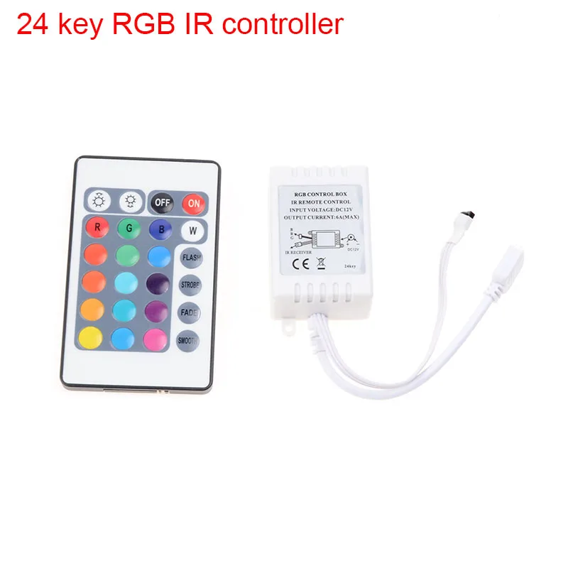 1 упаковка 44key 24key 10key ИК RF SMD 3528 5050 RGB светодиодный регулятор линейного светильника
