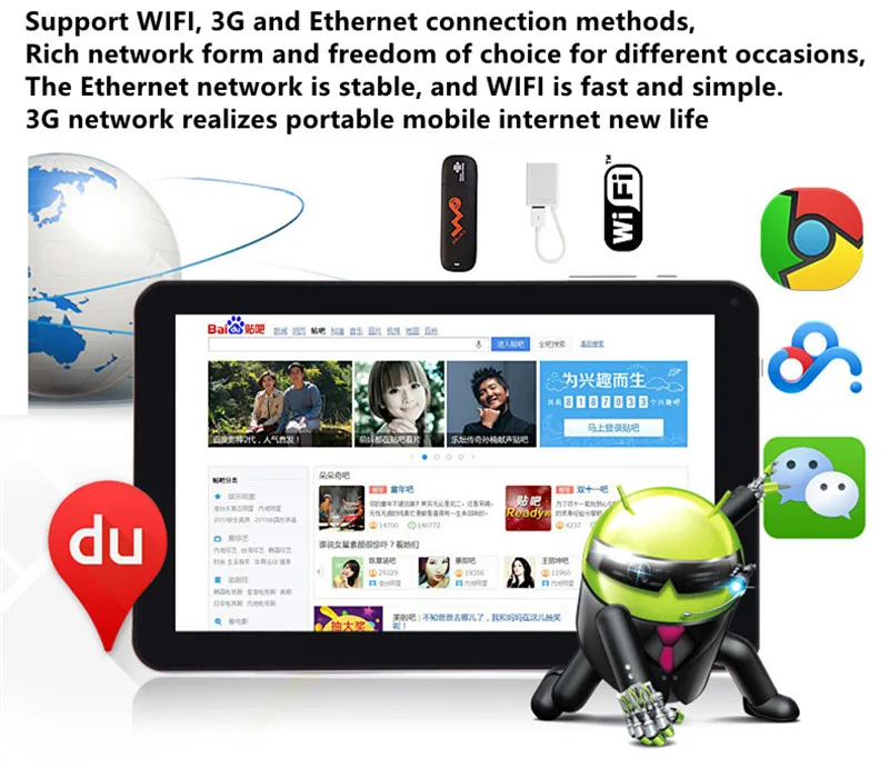 9 дюймов 8G MP4/3 Bluetooth HD плеер планшет беспроводная видео фото запись электронная книга wifi Интернет игровая консоль Android система 4,4