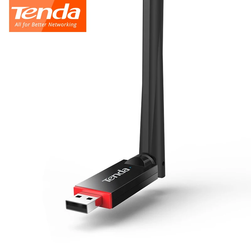 Беспроводная сетевая карта Tenda U6 300 Мбит/с WiFi USB сеть режим 2 0 SoftAP внешняя антенна 1*6