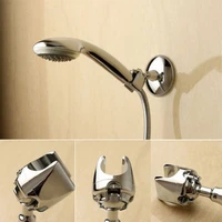 360 adjustable bathroom wall shower head holder mount suction cup bracket useful bathroom shower head stand bracket holder